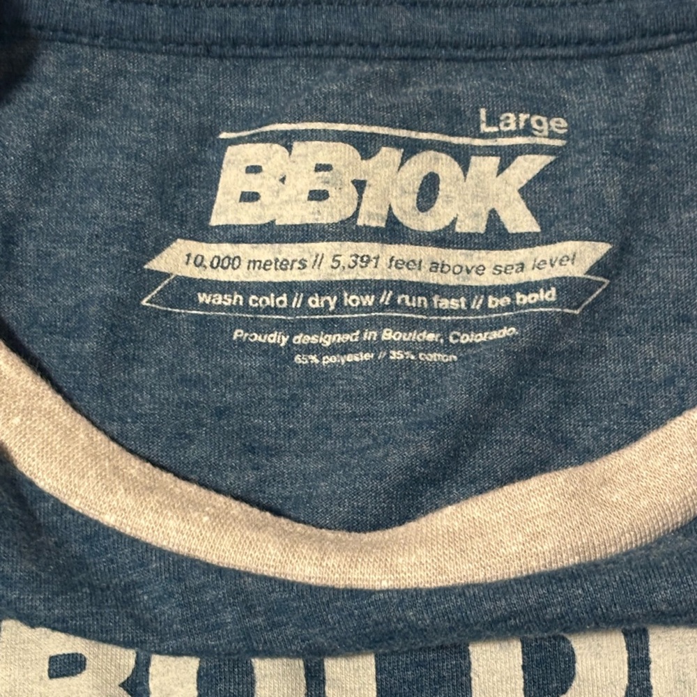 VTG Womens Large Bolder Boulder Running Tee Shirt - Picture 3 of 5